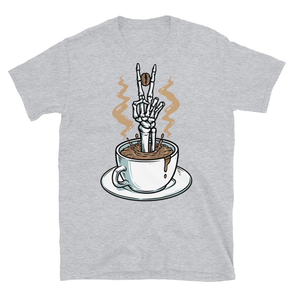 Make peace with coffee Fit Unisex Softstyle T-Shirt