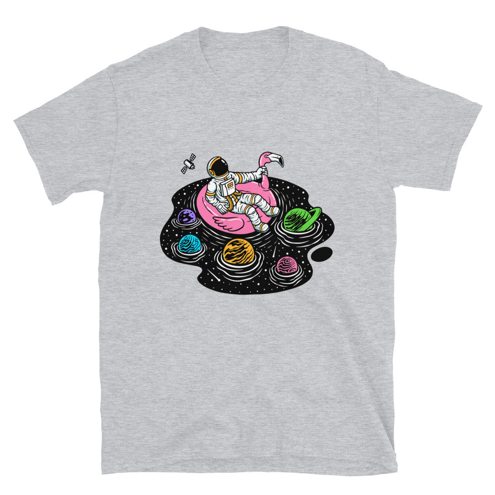 Relax in the universe pool Fit Unisex Softstyle T-Shirt