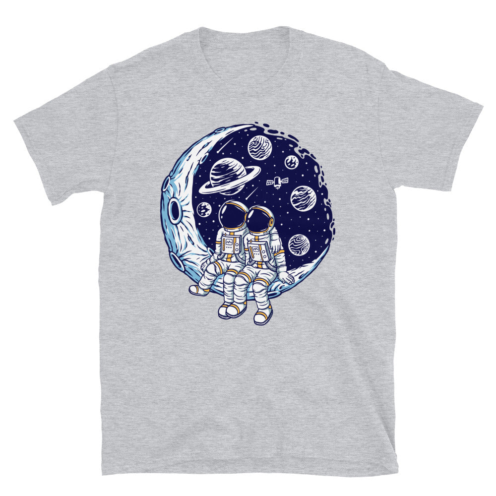 Romantic on the moon Fit Unisex Softstyle T-Shirt