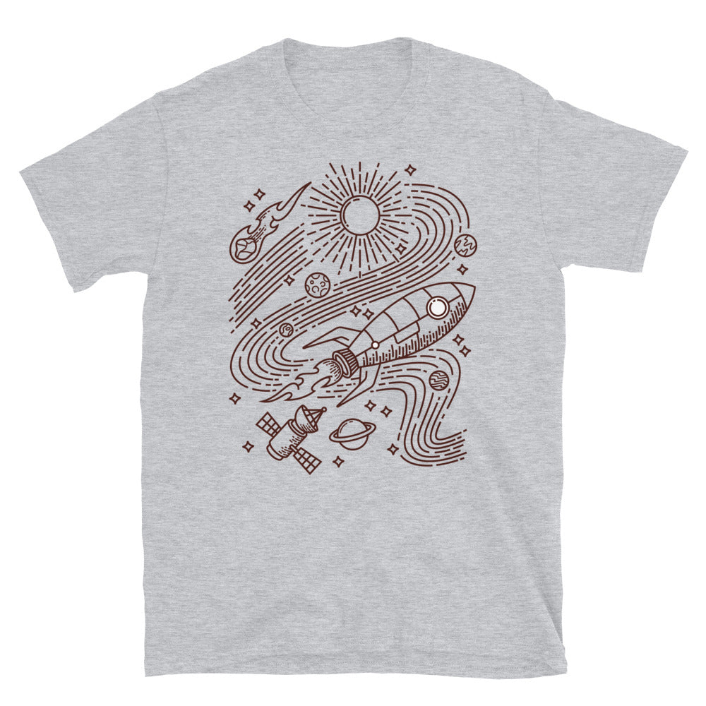 Rocket adventure, Rocket adventure Fit Unisex Softstyle T-Shirt