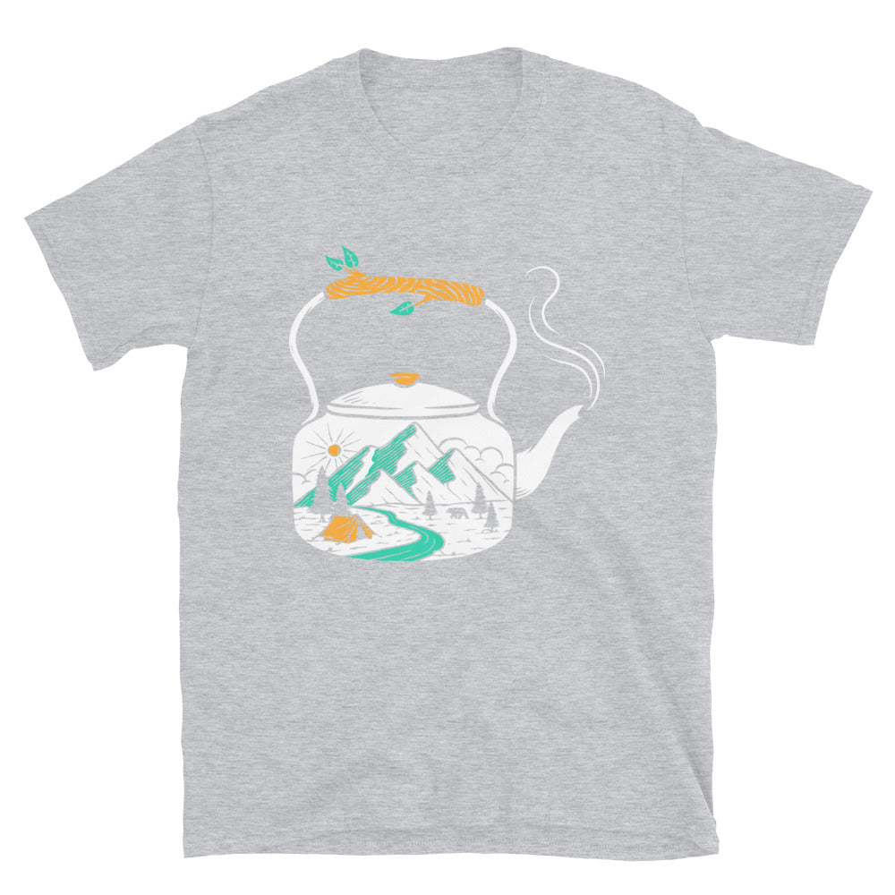 views of the mountain and old kettle Fit Unisex Softstyle T-Shirt