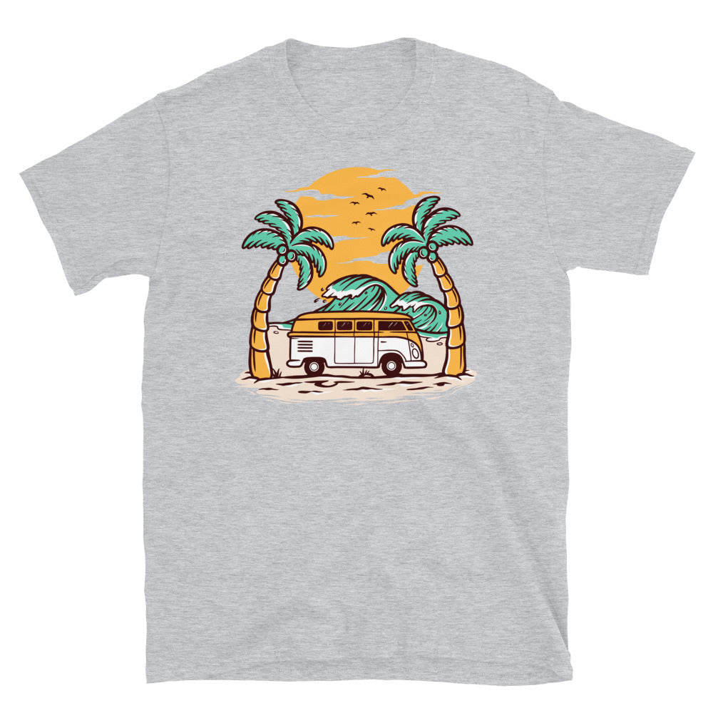 Beautiful Beach Views - Fit Unisex Softstyle T-Shirt