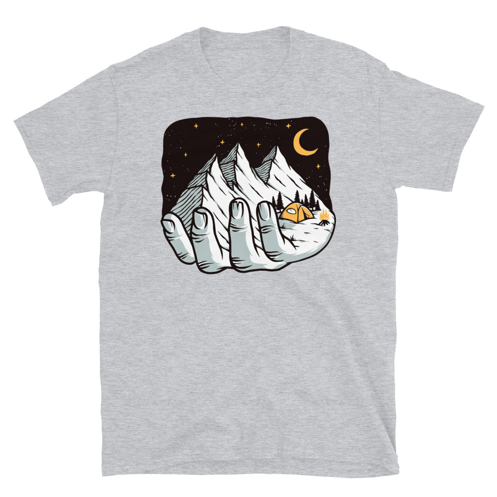 Camping at Mountain Night - Fit Unisex Softstyle T-Shirt