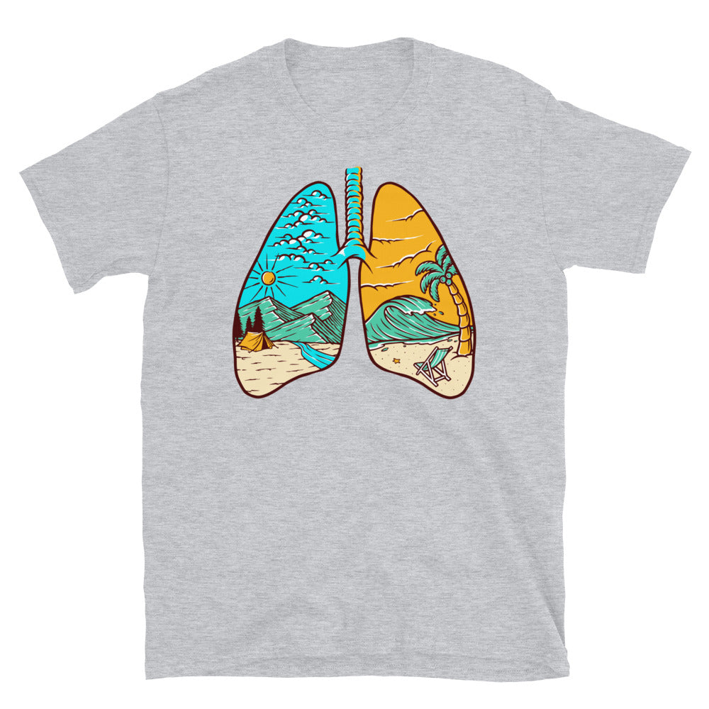 Fresh Natural Lung - Fit Unisex Softstyle T-Shirt