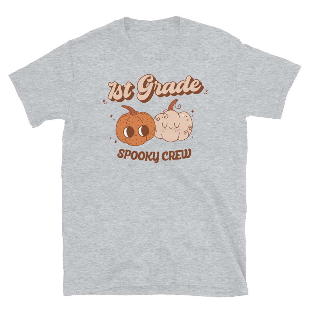 First Grade Spooky Crew ,1st Grade - Fit Unisex Soft style T-Shirt