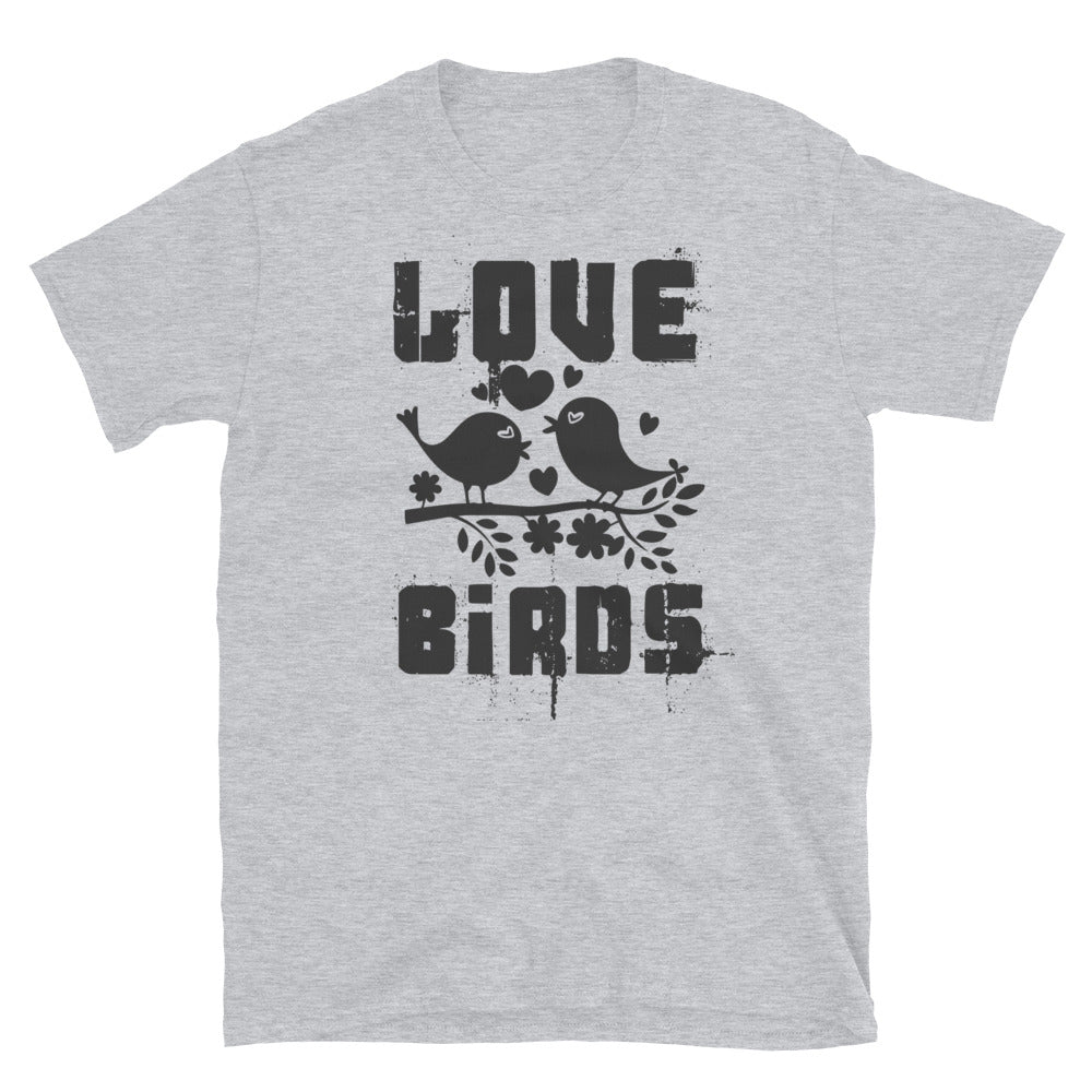 Love Birds, Valentine for Couples Fit Unisex Softstyle T-Shirt