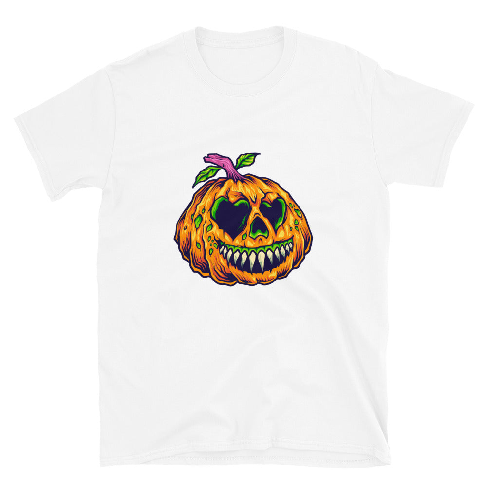 Scary evil pumpkins halloween Fit Unisex Softstyle T-Shirt