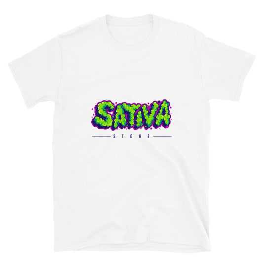 Texto decorativo Sativa, ajuste camiseta unisex Softstyle