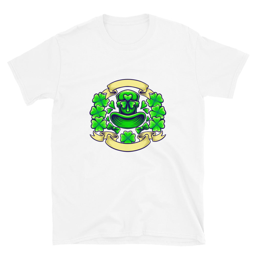 St. Patricks Clover Day mit Vintage Fit Unisex Softstyle T-Shirt