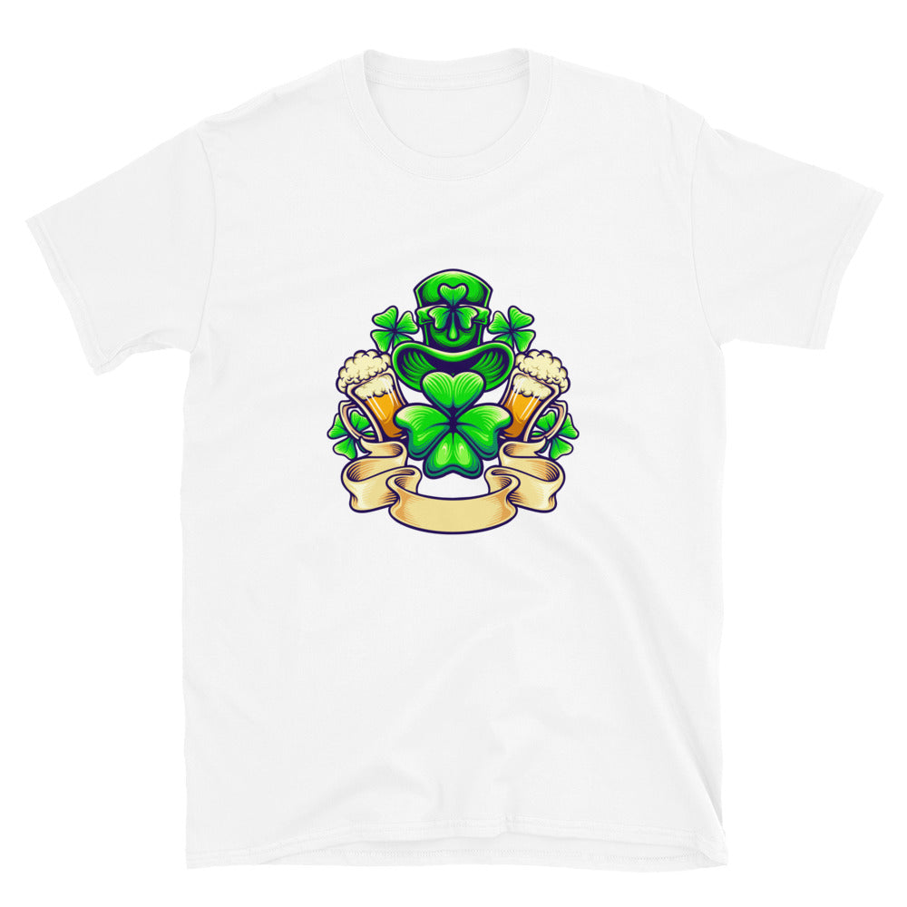 St. Patricks Hut Biertag Vintage Fit Unisex Softstyle T-Shirt