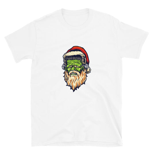 Scary santa frankenstein Halloween Fit Unisex Softstyle T-Shirt