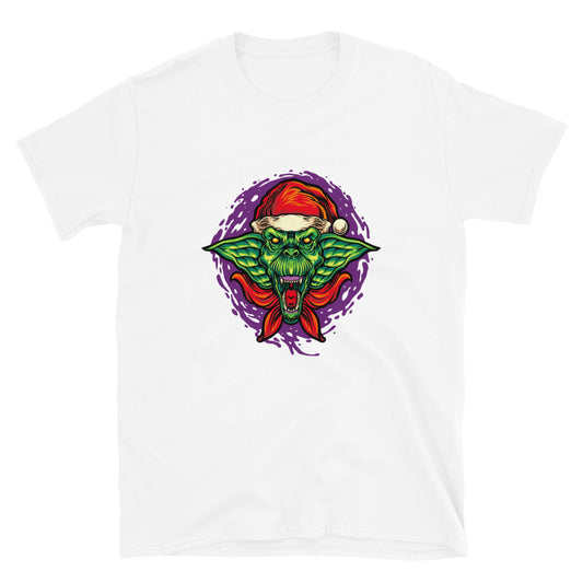 Gruseliges Kobold-Weihnachtsmütze-passendes Unisex-Softstyle-T-Shirt