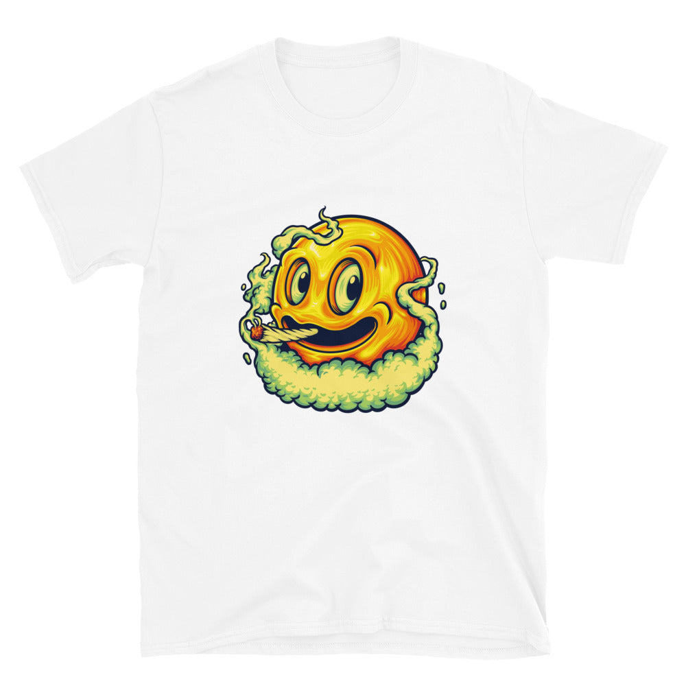 Smile Icon Smoke Stoner Fit Camiseta unisex de estilo suave