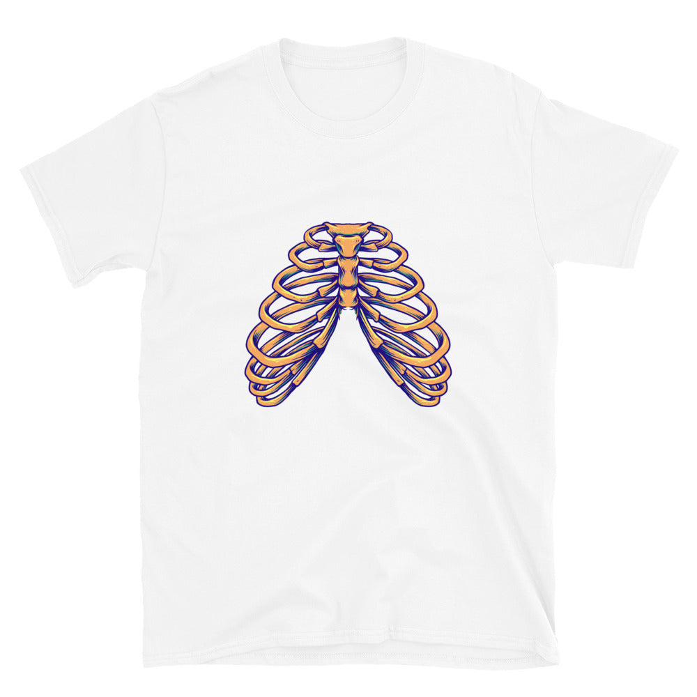 Anatomía de la caja torácica Huesos humanos Fit Camiseta unisex Softstyle