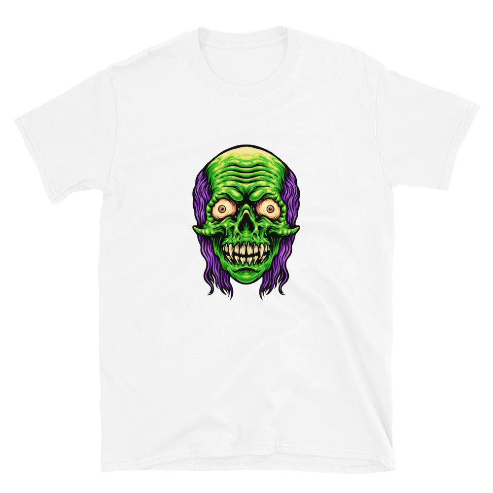 Scary Skull Zombie Mascot Fit Unisex Softstyle T-Shirt