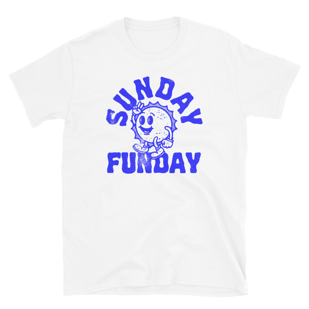 Sunday Funday Cute Vintage Sun Fit Unisex Softstyle T-Shirt