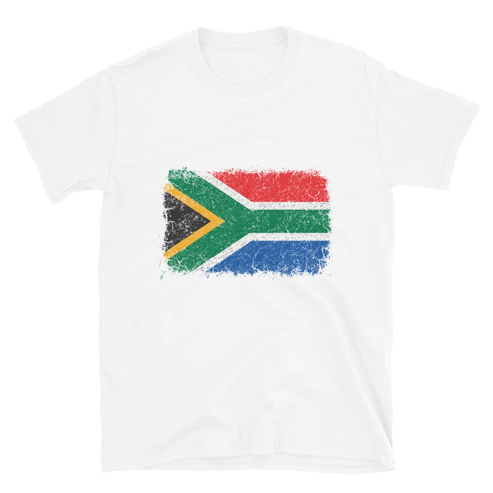 Südafrika Grunge Fit Unisex Softstyle T-Shirt