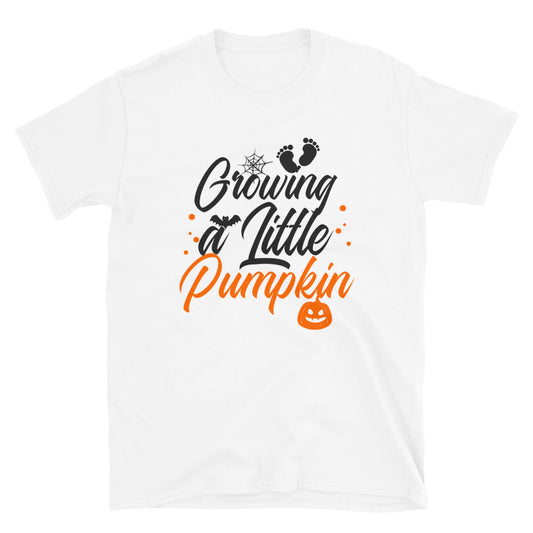 Growing a Little Pumpkin Halloween Fit Unisex Soft style T-Shirt