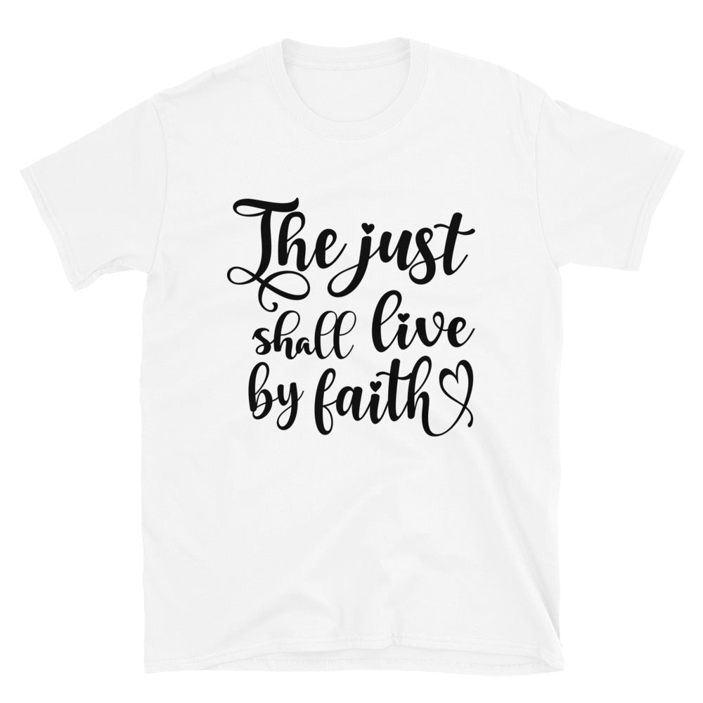 Das Just Shall Live By Faith Fit Unisex Softstyle T-Shirt