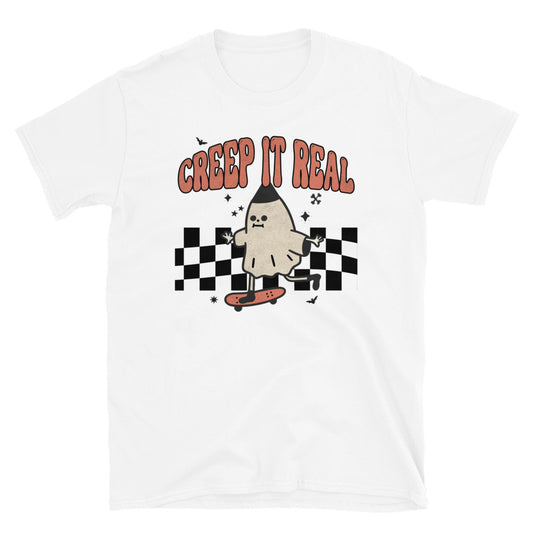 Creep it Real Retro, Halloween Fit Unisex Soft style T-Shirt