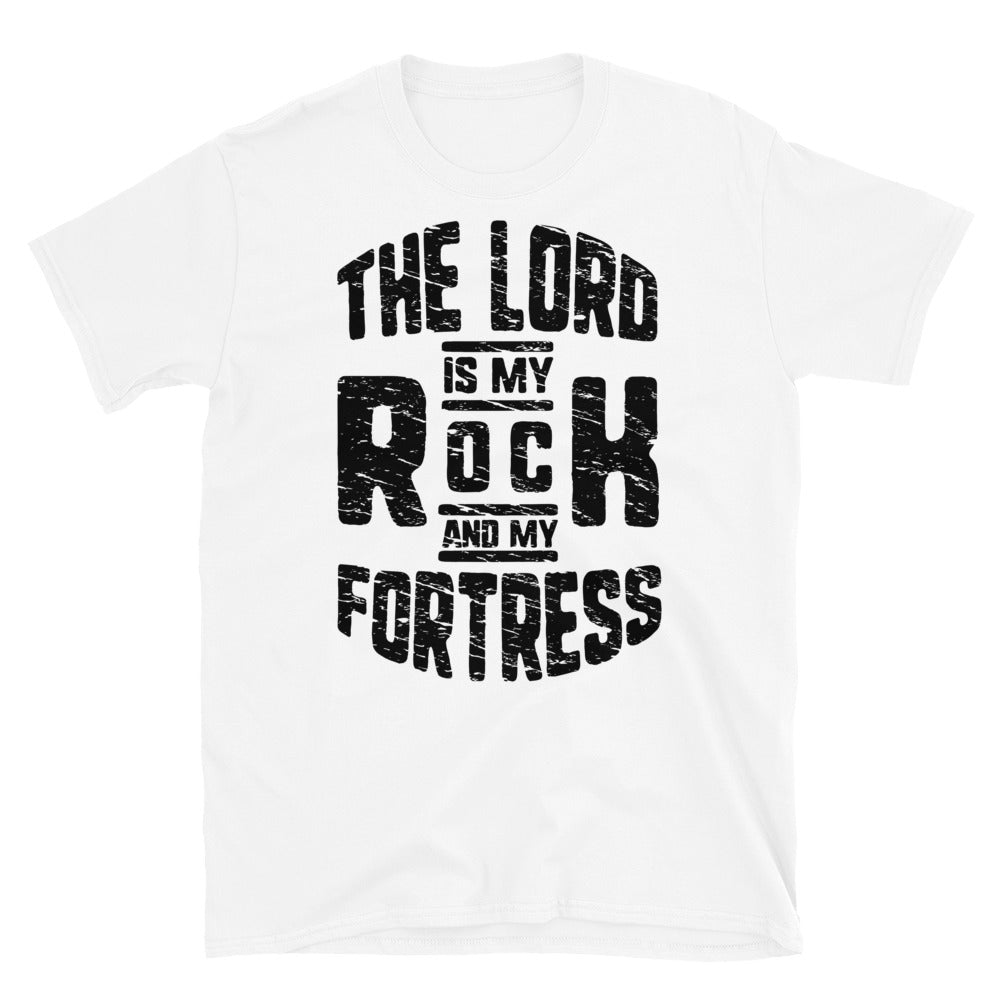 Der Herr ist mein Fels und mein Fortress Fit Unisex Softstyle T-Shirt