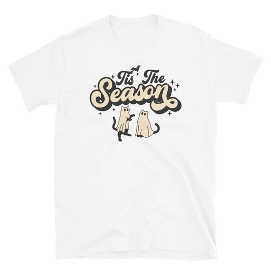 Tis The Season, Retro Style Halloween Fit Unisex Softstyle T-Shirt