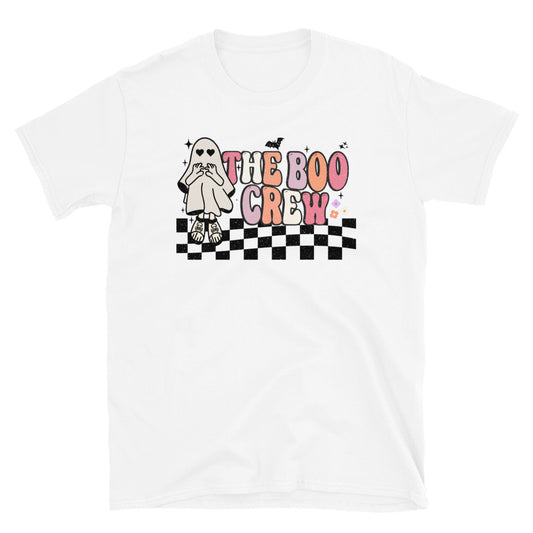 The Boo Crew Retro-Halloween Fit Unisex Softstyle T-Shirt