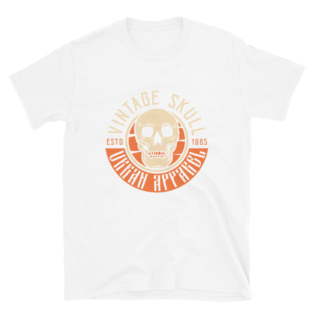 Vintage Skull Fit Unisex Softstyle T-Shirt