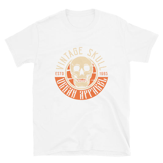 Vintage Skull Fit Unisex Softstyle T-Shirt