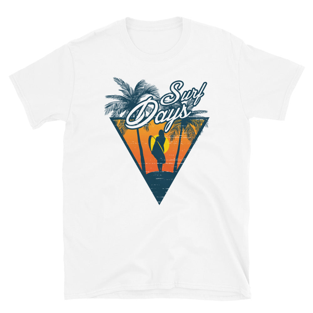 Surf Days Vintage Fit Unisex Softstyle T-Shirt