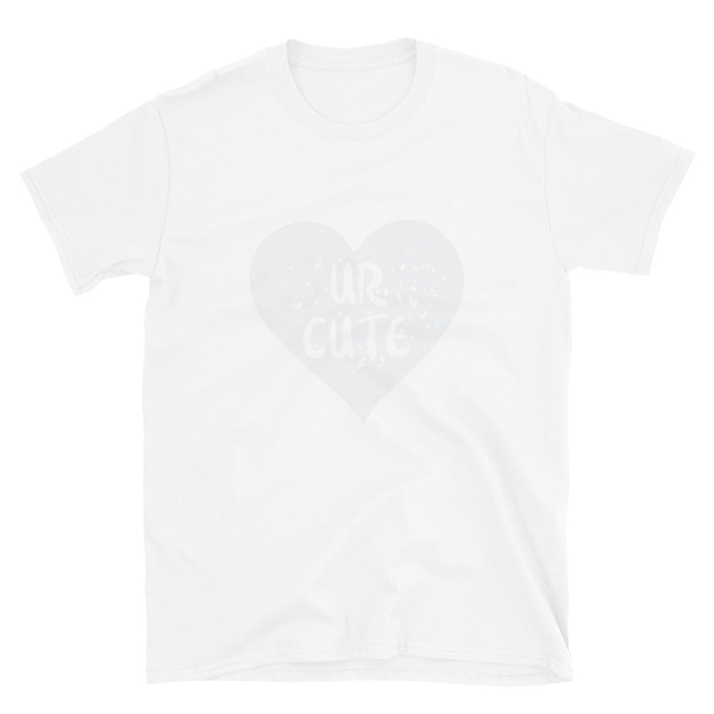 Du bist süß, valentinstagtaugliches Unisex-Softstyle-T-Shirt