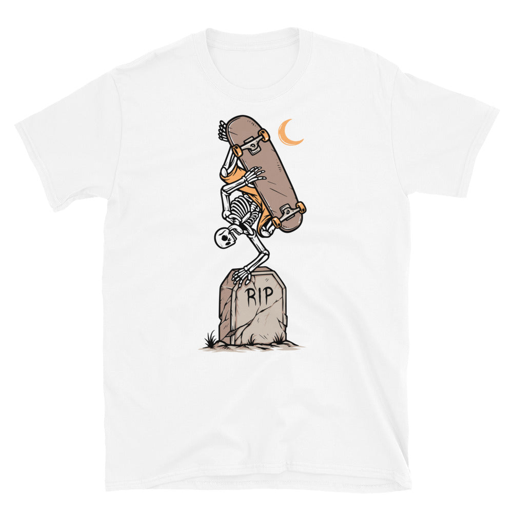 Skate till death Fit Unisex Softstyle T-Shirt