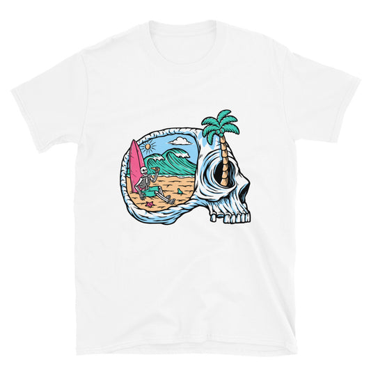 Relax your mind on the beach Fit Unisex Softstyle T-Shirt