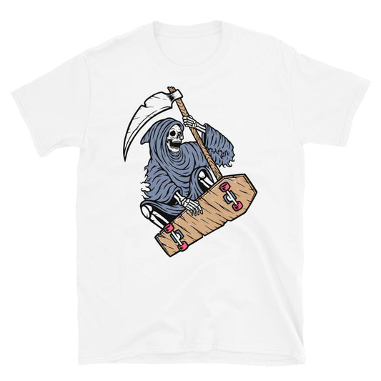 Grim Reaper Skateboarding - Fit Unisex Softstyle T-Shirt