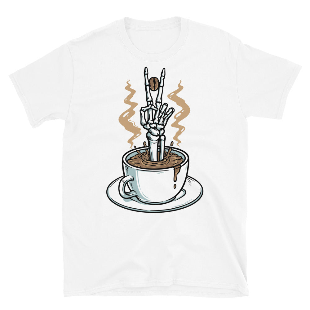 Frieden schließen mit Kaffee Fit Unisex Softstyle T-Shirt