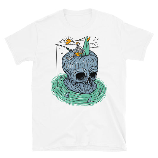 Fishing on Skull Island - Fit Unisex Softstyle T-Shirt