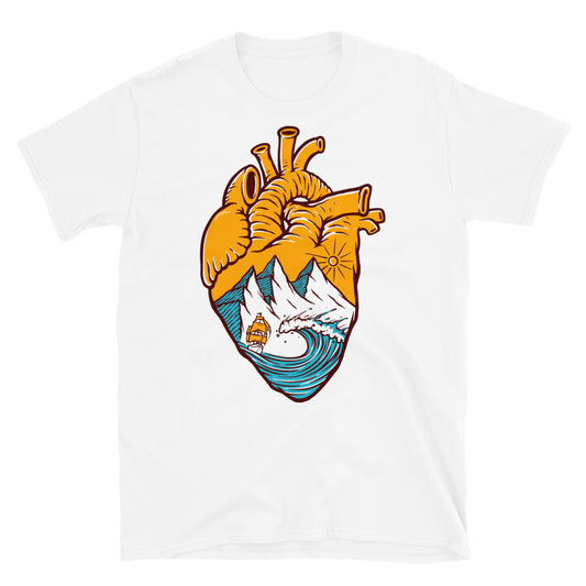 Sailing in my heart Fit Unisex Softstyle T-Shirt