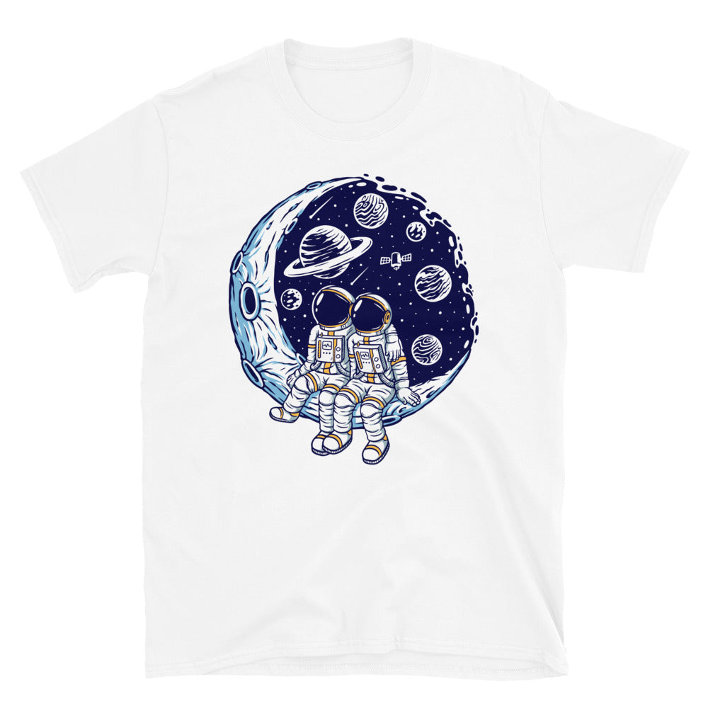 Romantic on the moon Fit Unisex Softstyle T-Shirt