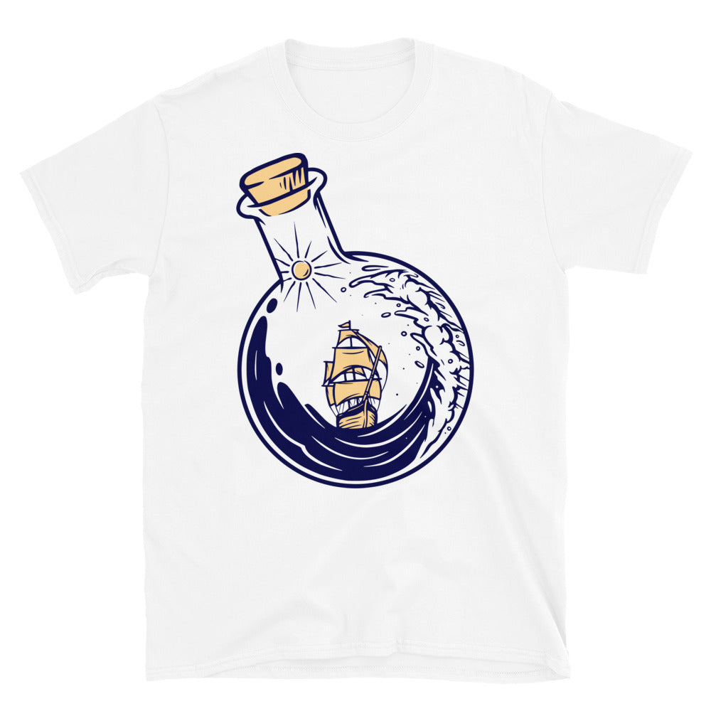 Ship In a bottle Fit Unisex Softstyle T-Shirt