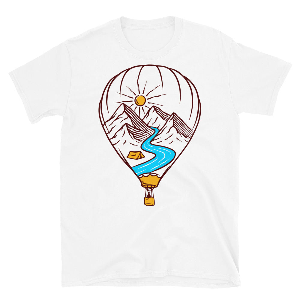 Natur Heißluftballon Fit Unisex Softstyle T-Shirt