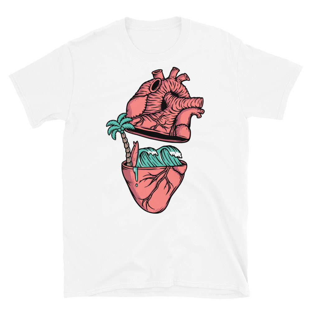 The beach in my heart Fit Unisex Softstyle T-Shirt