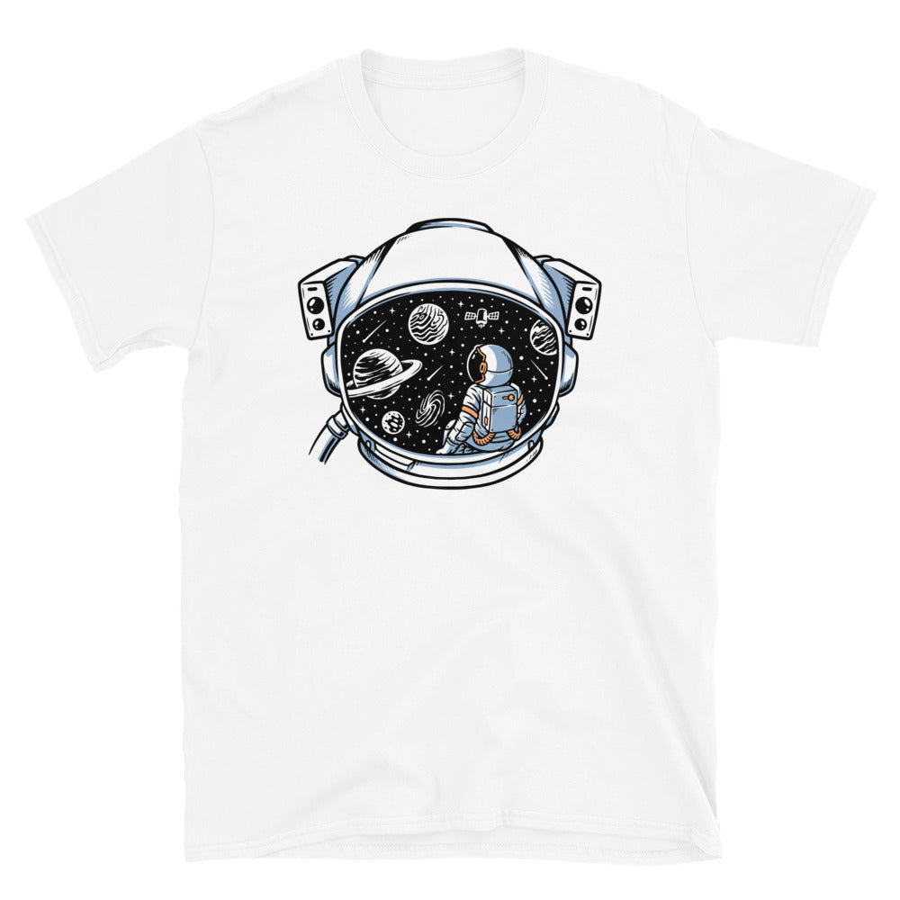 Astronaut Sitting Contemplating - Fit Unisex Softstyle T-Shirt