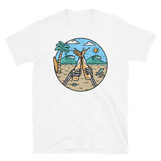 Cheers on the Beach - Fit Unisex Softstyle T-Shirt