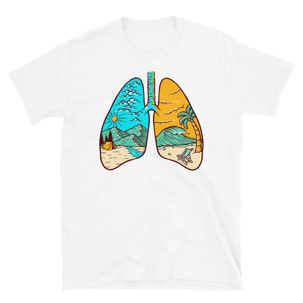 Fresh Natural Lung - Fit Unisex Softstyle T-Shirt