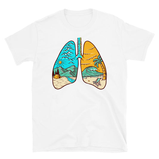 Fresh Natural Lung - Fit Unisex Softstyle T-Shirt