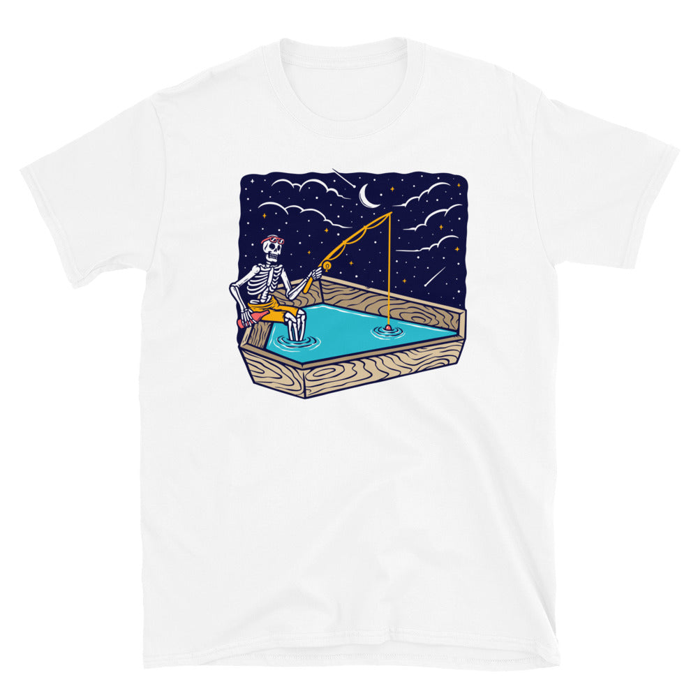 Fishing at Night - Fit Unisex Softstyle T-Shirt