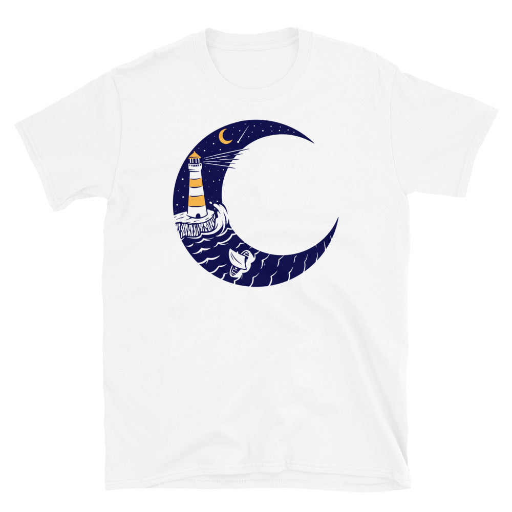 Faro y luna Fit Camiseta unisex Softstyle