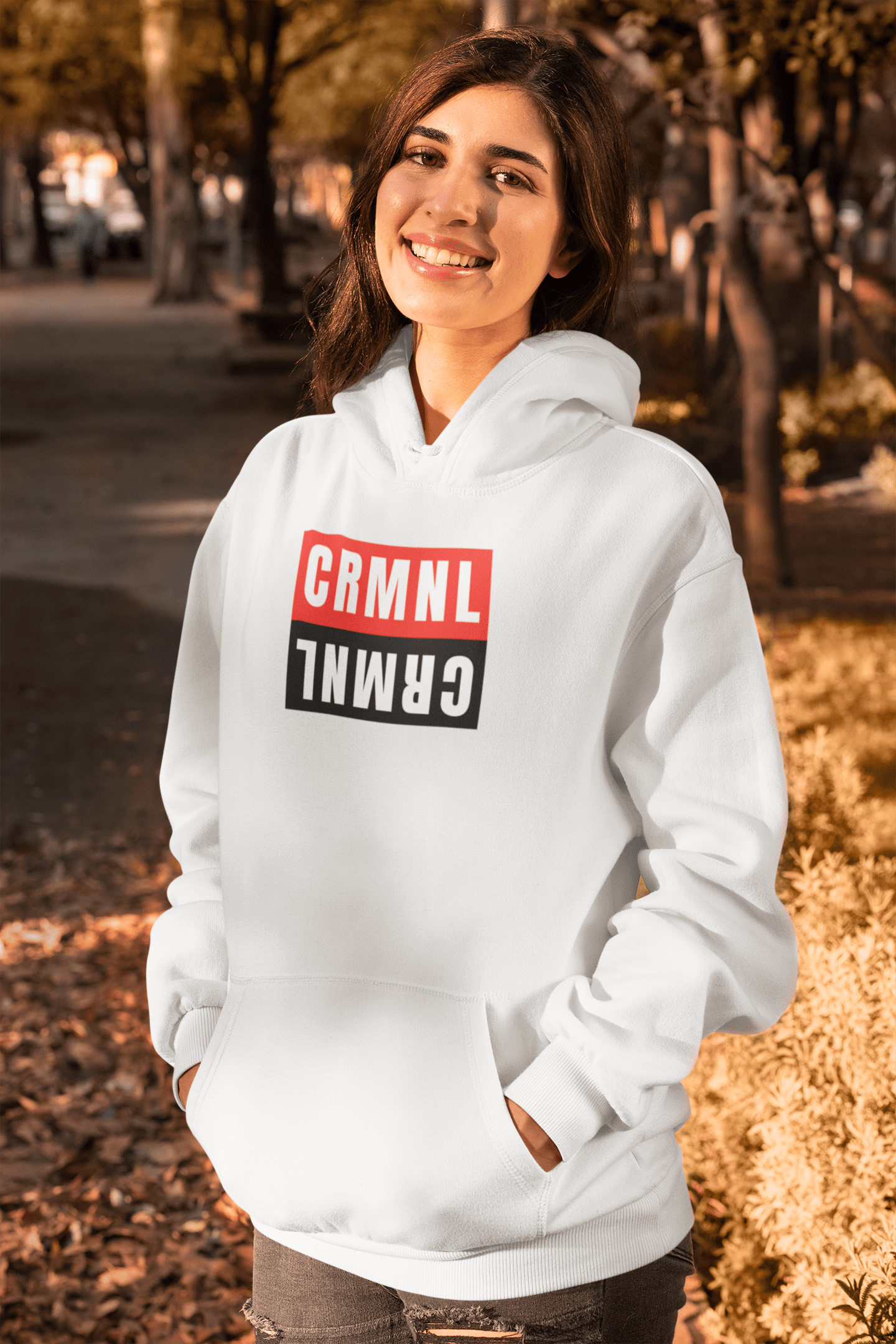 Criminal Kapuzenpullover mit CRMNL-Logo