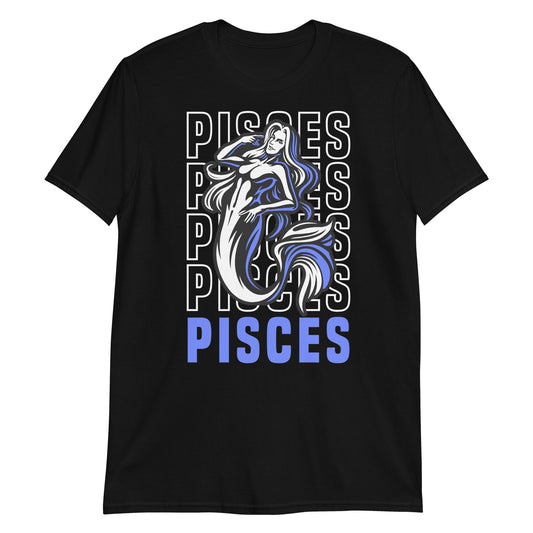 Camiseta unisex de manga corta Piscis Zodiac