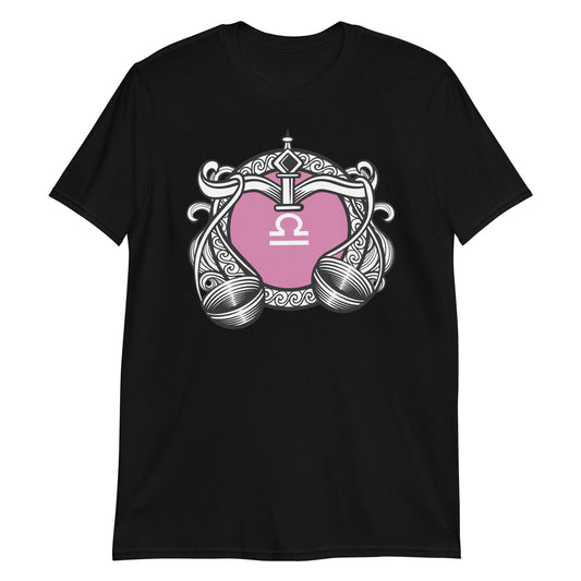 Camiseta unisex de manga corta Libra